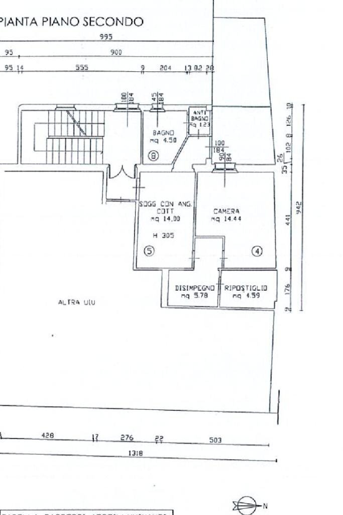 Two-room apartment Via Roma, Medesano - floor plans 1