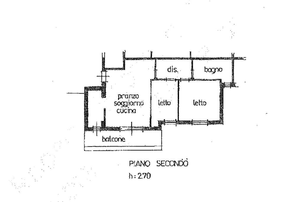 Three-room apartment Via piave, Cesena - floor plans 1