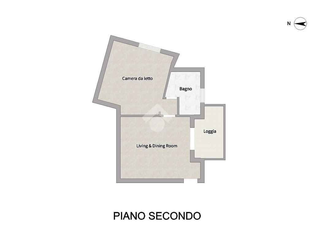 Bilocale Via Alexander Fleming, Reggio nell'Emilia - planimetria 1
