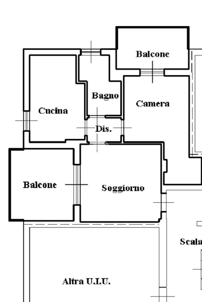 Bilocale Via Adriatico, Milano (zona Niguarda) - planimetria 1