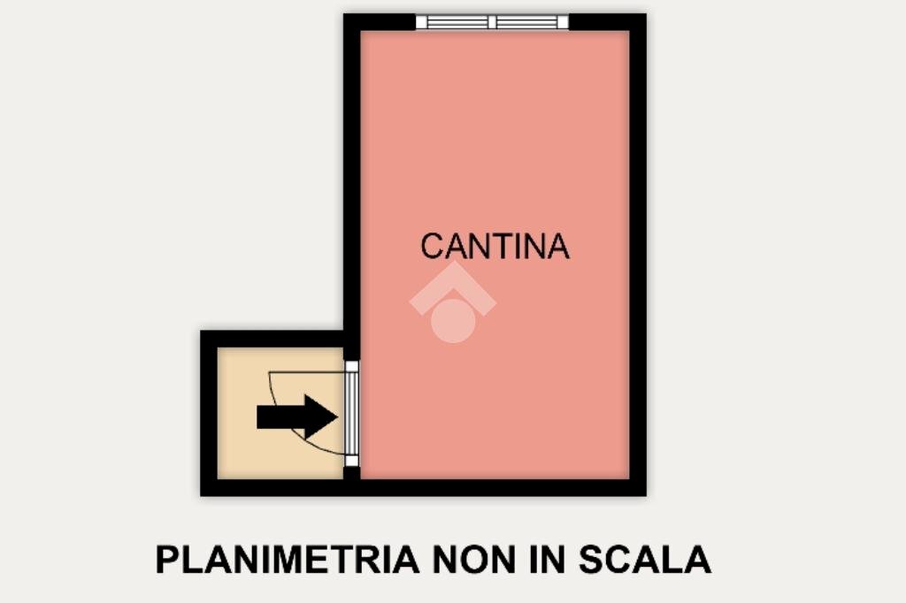 Monolocale Via Madre Rosa Bianchi, Genova (zona San Fruttuoso) - planimetria 1