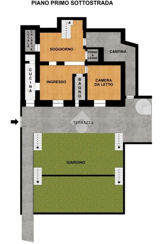Villa Salita Aquileia, Savona - planimetria 1