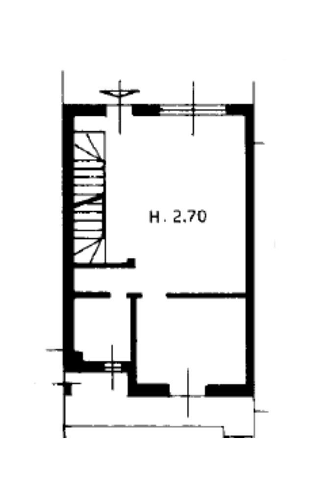 Portion of a house Via VI Novembre, Trezzano Rosa - floor plans 1