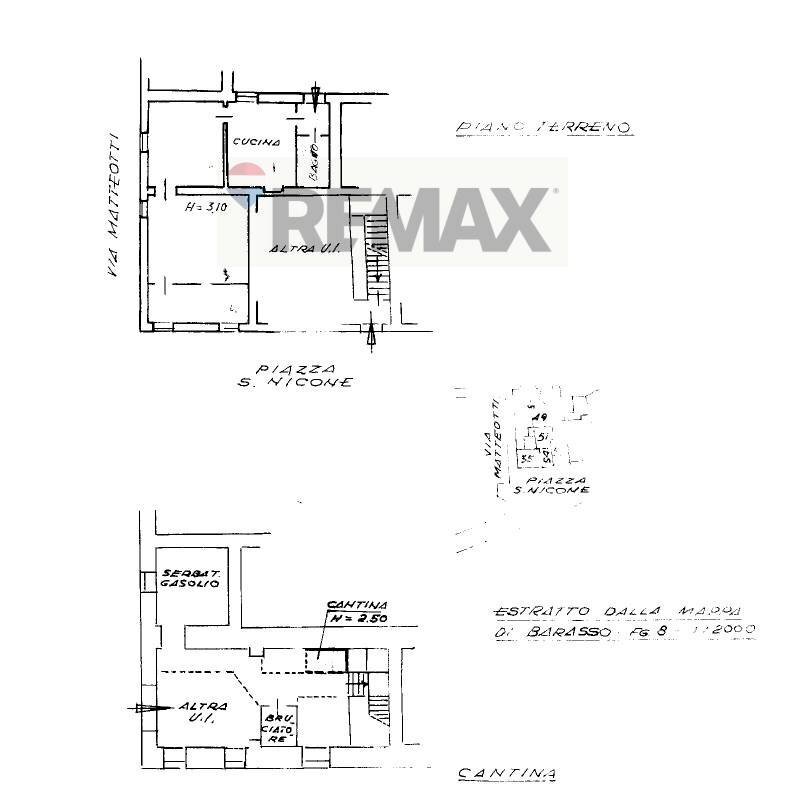 Pianta 2D - Three-room apartment Piazza San Nicone
 
7, Barasso - floor plans 1