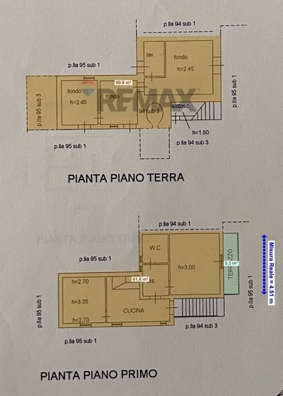 Pianta 2D - Casa semi indipendente Case Sparse
 
153, Cortona - planimetria 1