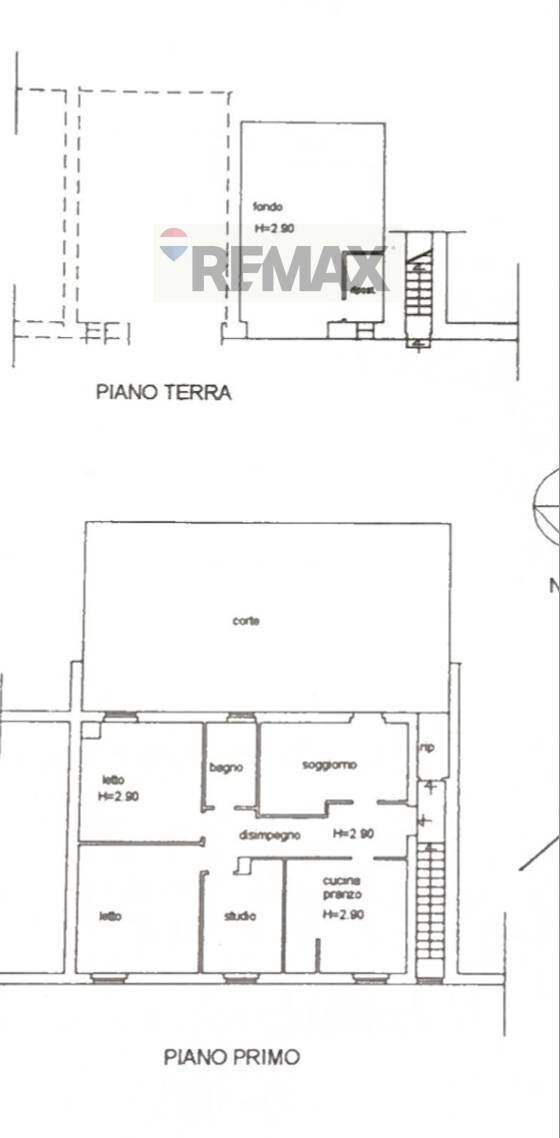 Pianta 2D - Semi-detached house Via Adriatica
 
24/26/30, Foligno - floor plans 1