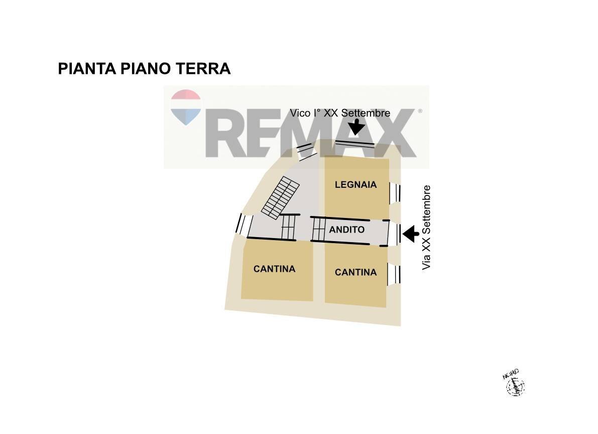 Pianta 2D - Independent house via XX  settembre
 
37, Tonara - floor plans 1