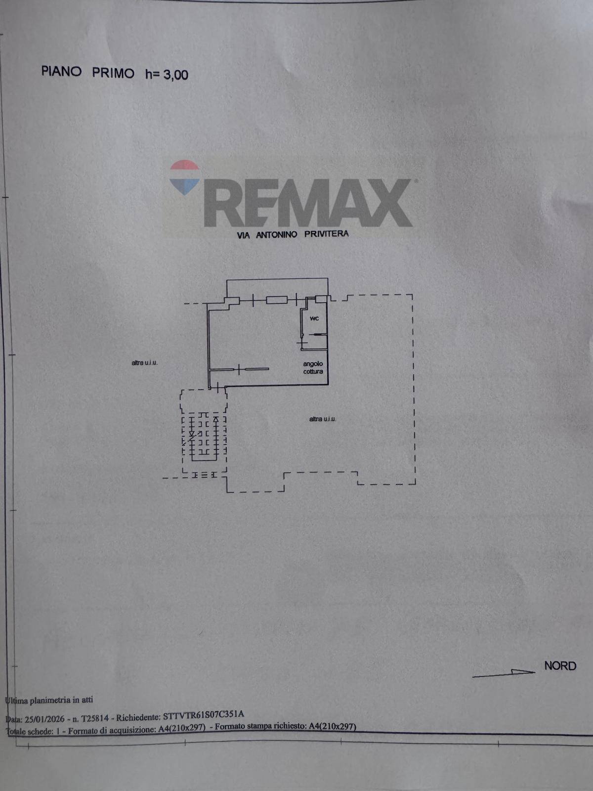 Pianta 2D - Two-room apartment via antonino privitera
 
8, Aci Castello - floor plans 1