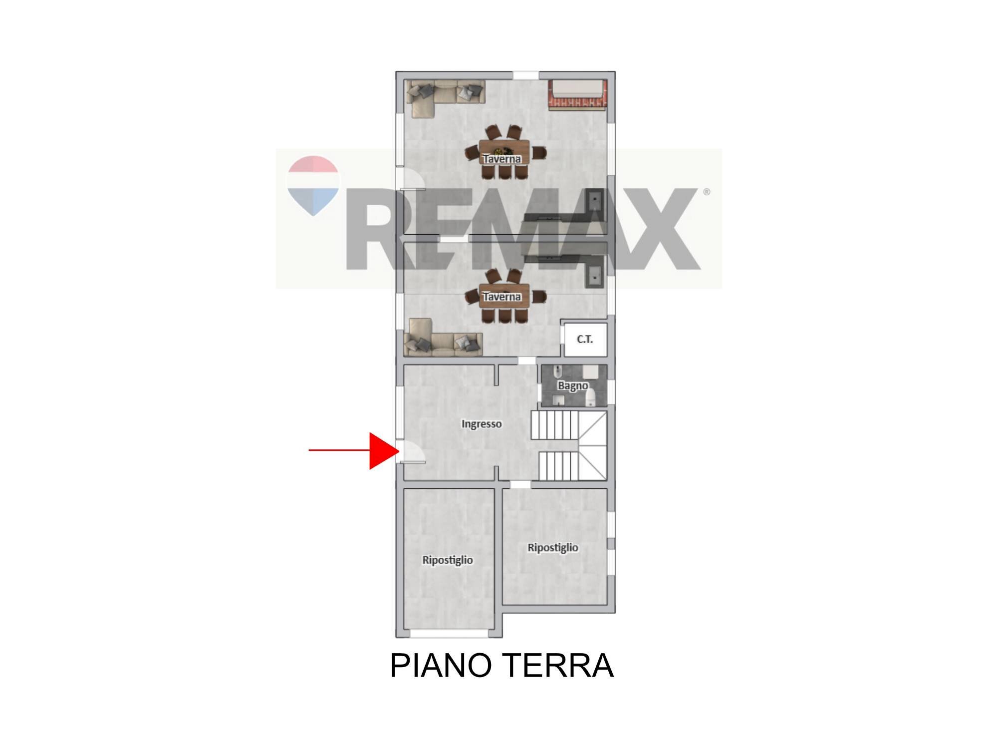 Pianta 2D - Casa indipendente via Marconi
 
48/b, Rubano - planimetria 1