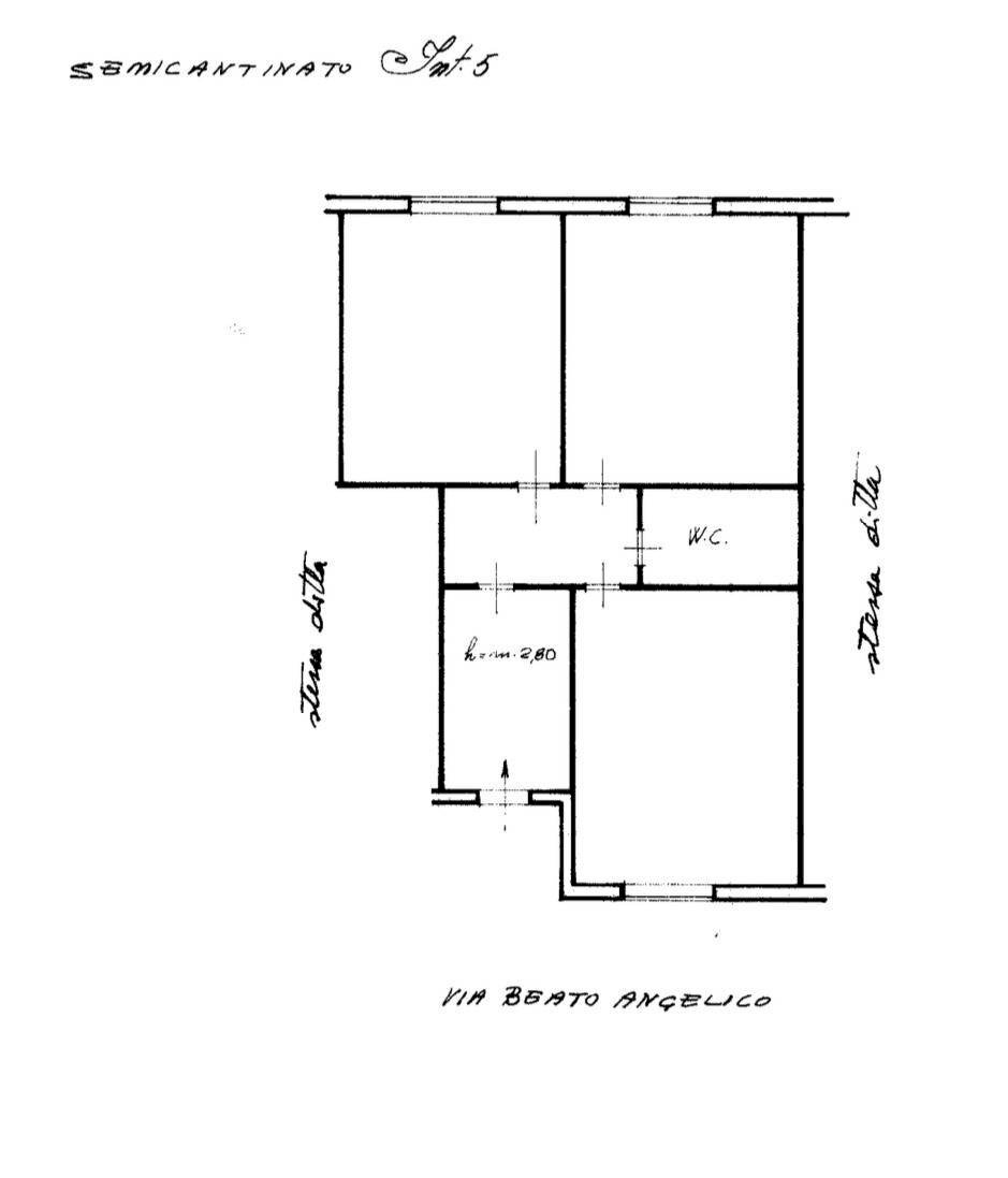 Foto 3 - Office Via Beato Angelico
 
53, Palermo - floor plans 1