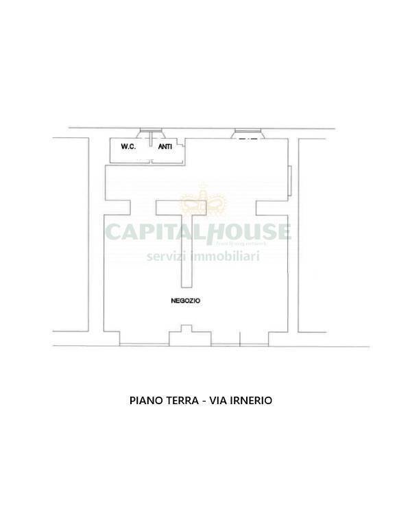 Foto 7 - Commercial Premises Via Irnerio, Bologna - floor plans 1