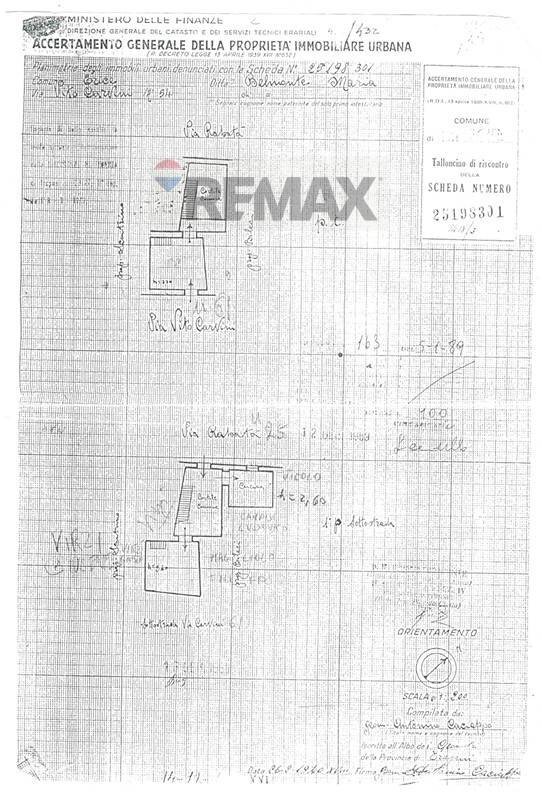 Pianta 2D - Two-room apartment Via Carvini
 
54, Erice - floor plans 1