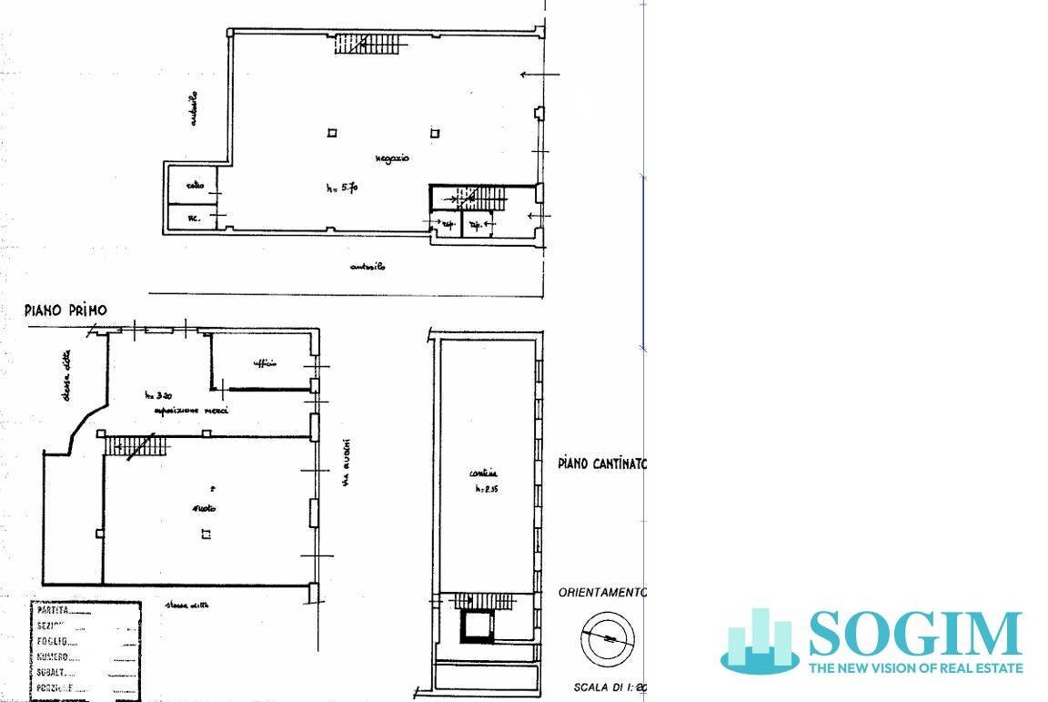 Planimetria - Commercial Premises via fratelli rosselli
 
4, Como - floor plans 1