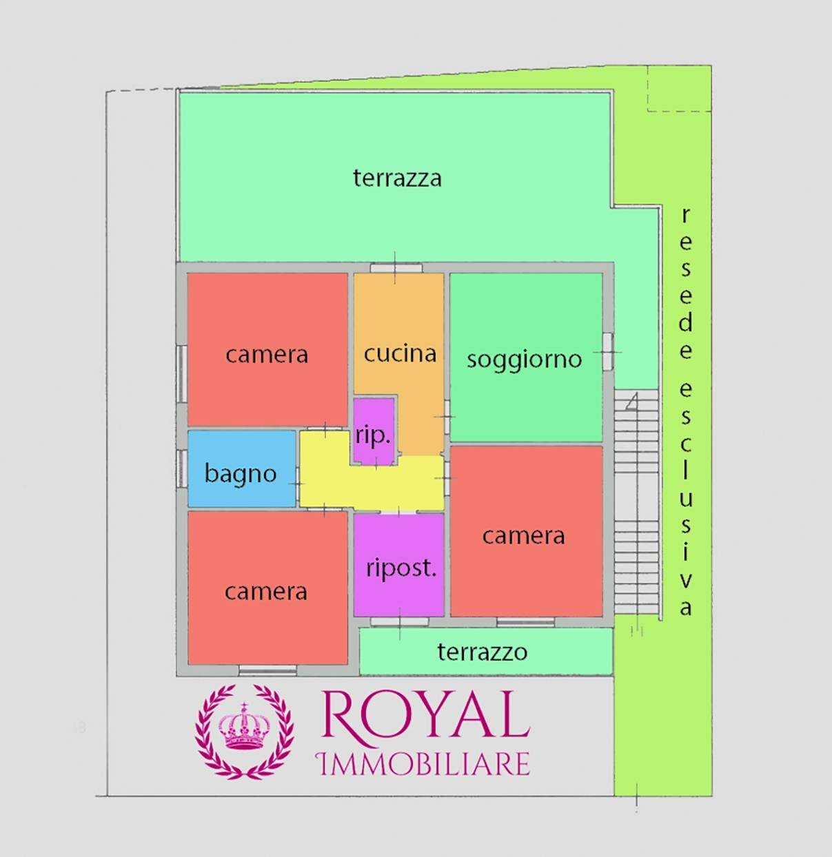 Foto 39 - Four-room apartment VIA ROMA, Collesalvetti - floor plans 1