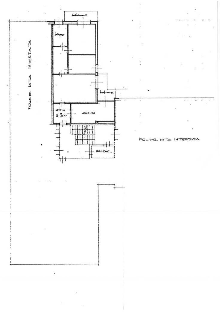 Three-room apartment via Alessandro La Marmora, 294, Brescia - floor plans 1