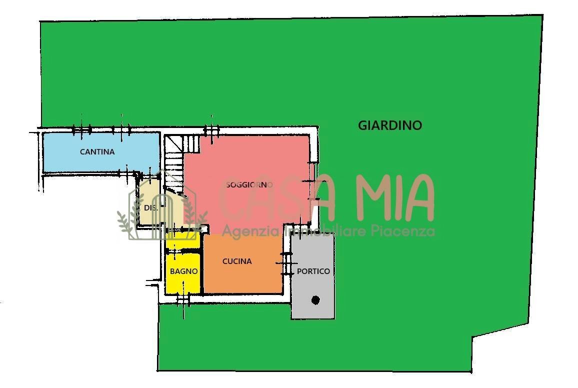 Foto 27 - Semi-detached house CASE GATTI, Podenzano - floor plans 1