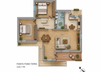 Planimetria - Villa Regione Gianluì, 21, Bajardo - foto 32