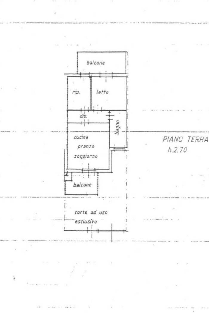 Trilocale viale Forlì, Ravenna (zona Porto Corsini) - planimetria 1