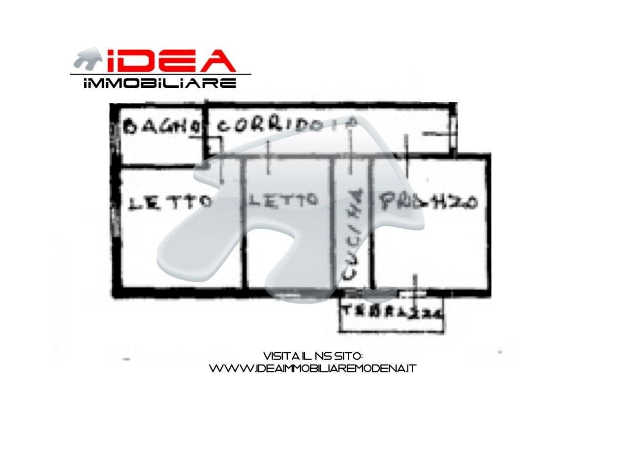Quadrilocale via Biagio Pascal, Modena - planimetria 1