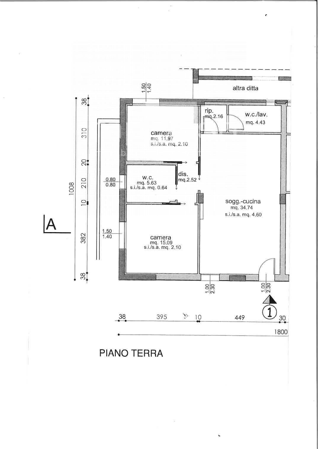 Foto 11 - Three-room apartment Via Papa Luciani, Vazzola - floor plans 1