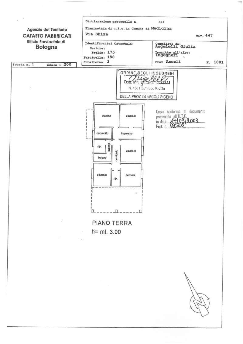 skm_c250i26060414470 - Appartamento via Ghiza, Medicina - planimetria 1