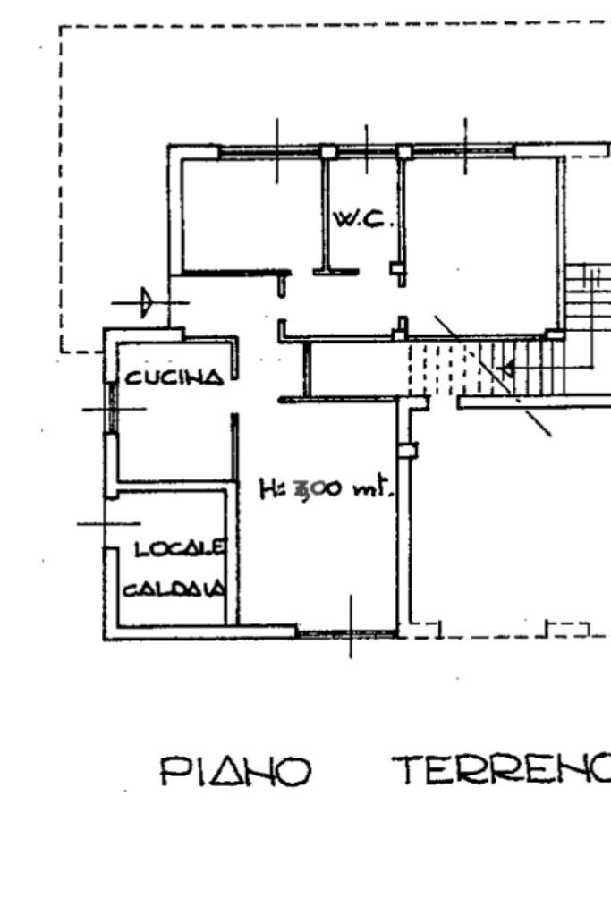Porzione di casa Via Strera, Oleggio - planimetria 1