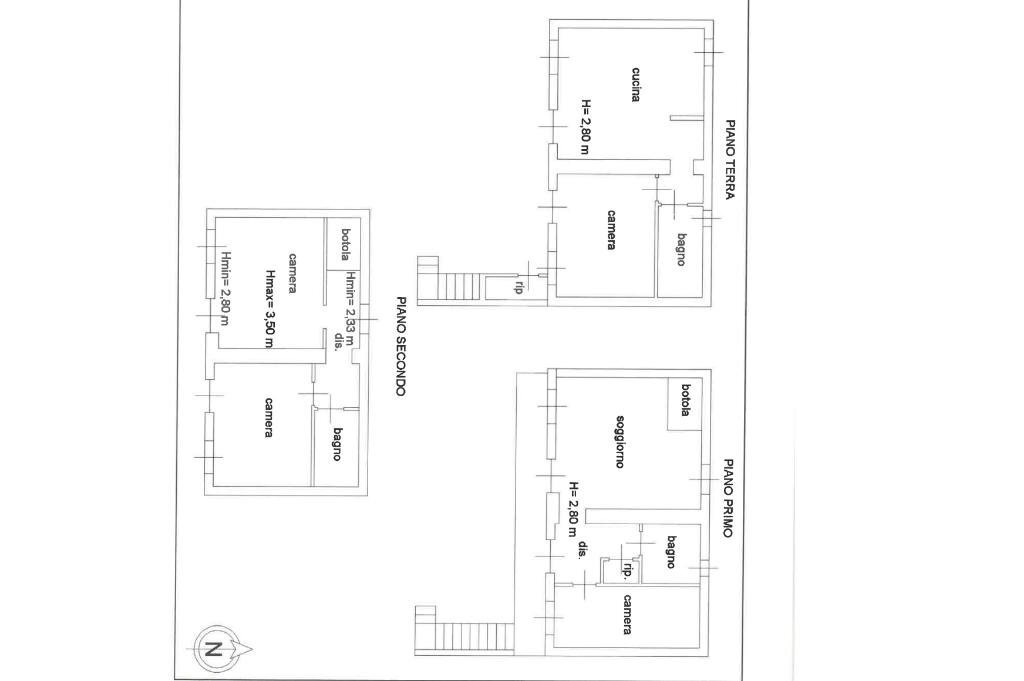 Casa semi indipendente Via XXIV Maggio, Bellinzago Novarese - planimetria 1