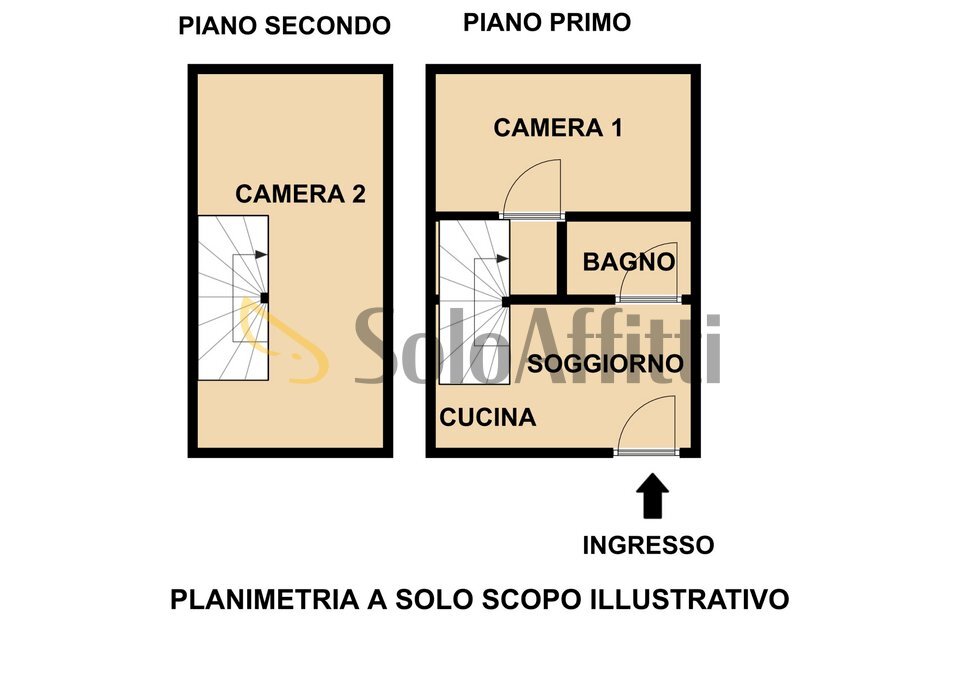 PLANIMETRIA - Appartamento SP130 27A, Torre d'Isola - planimetria 1