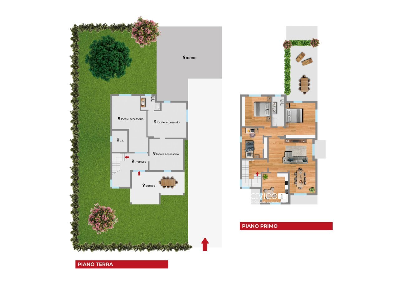 DM07T - Villa Via Ancona 36, Torri di Quartesolo - floor plans 1