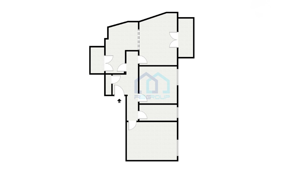 planimetria attuale - Appartamento Via Trilussa 13, Savona - planimetria 1