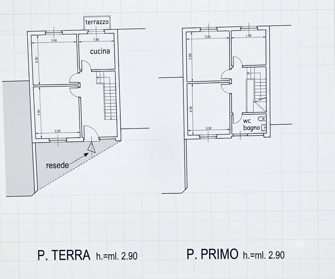 IMG_2881 - Independent house Via Giulio Braga 14, Vaiano - floor plans 1