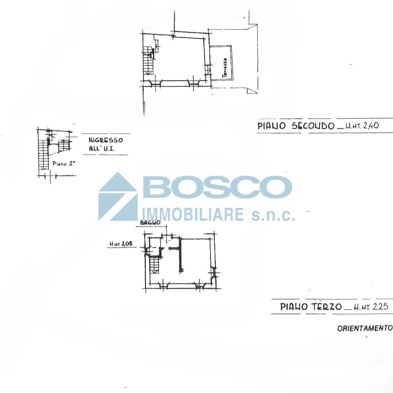 plan. pubblicazione - Three-room apartment Via Belvedere 17, La Spezia - floor plans 1