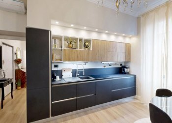 Soggiorno con cucina a vista - One-room apartment Via Matteo Maria Boiardo 33, Milano (neighborhood Turro) - photo 10