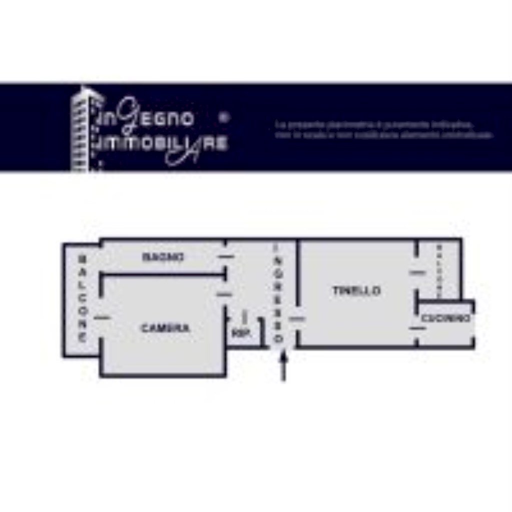 Bilocale Via Oslavia, Torino (zona Vanchiglietta) - planimetria 1