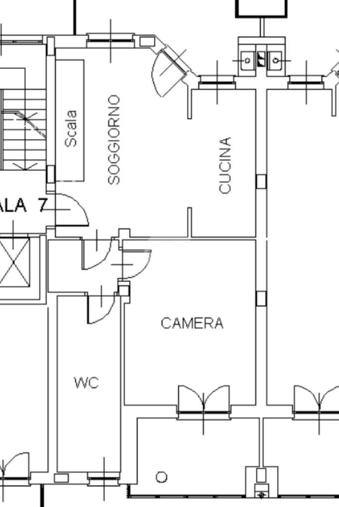 Four-room apartment Via san francesco da paola, None - floor plans 1