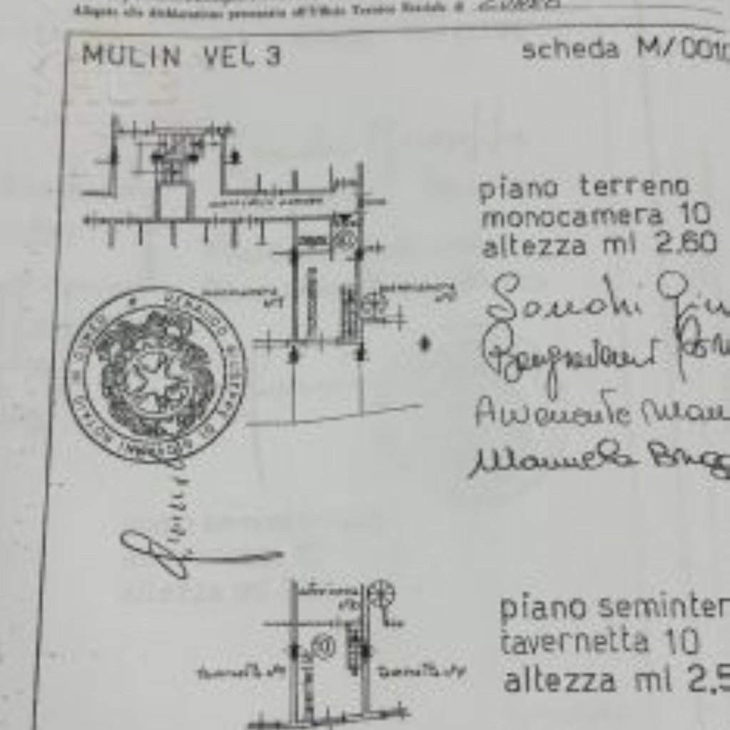 Trilocale Via del funs 84, Argentera - planimetria 1