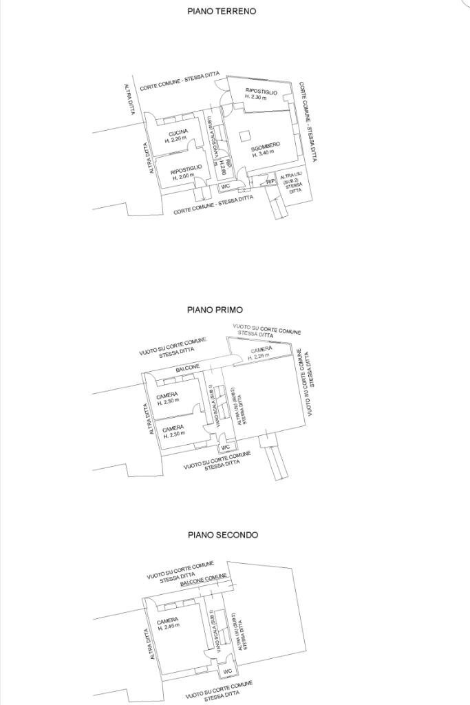 Casa semi indipendente Frazione crotti, Viù - planimetria 1