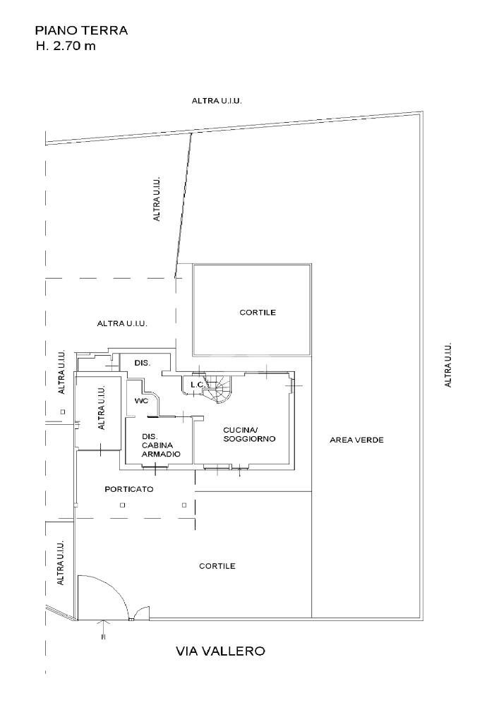 Villa Via vallero, San Maurizio Canavese - planimetria 1