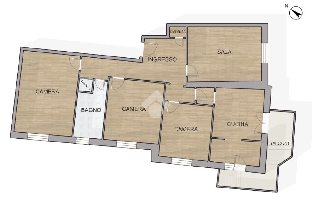 Appartamento Via Laviosa, Genova (zona Pegli) - planimetria 1
