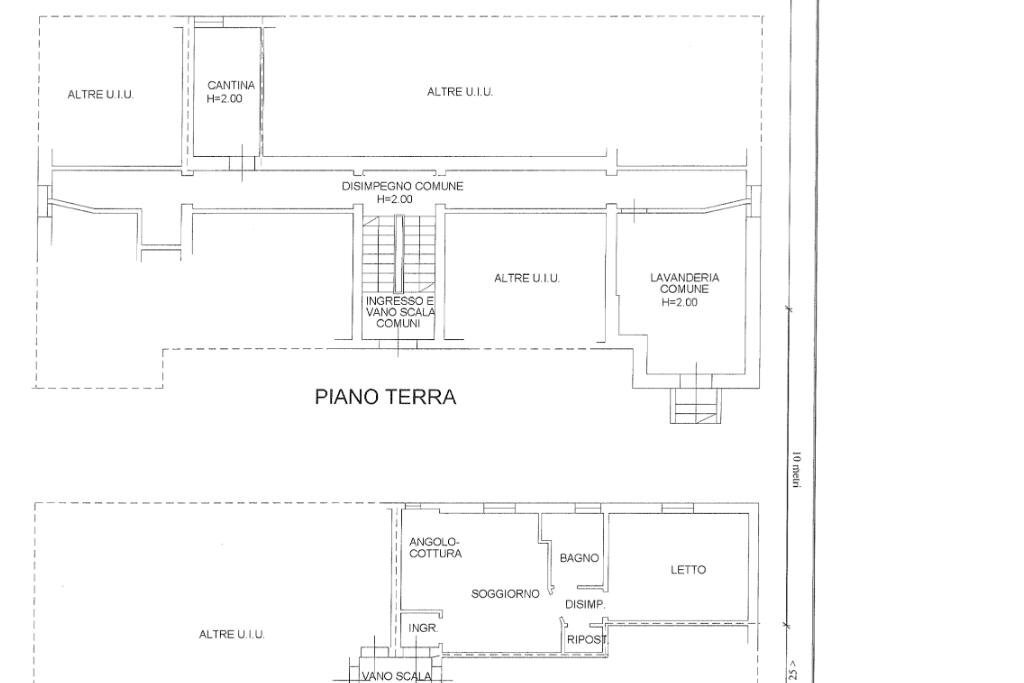 Two-room apartment Via cento, Lugo - floor plans 1