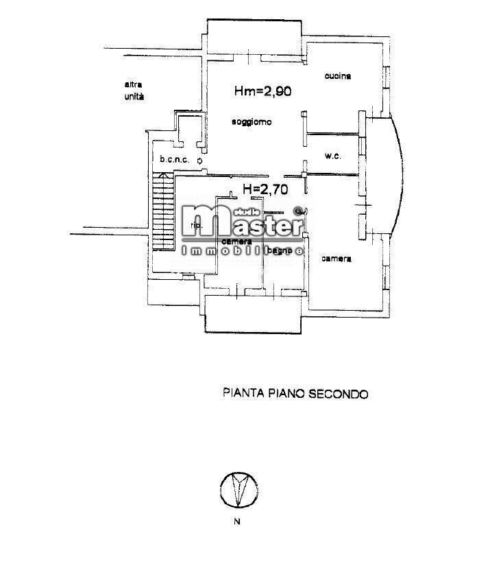 Foto 27 - Appartamento VIA ZARA, Paese - planimetria 1