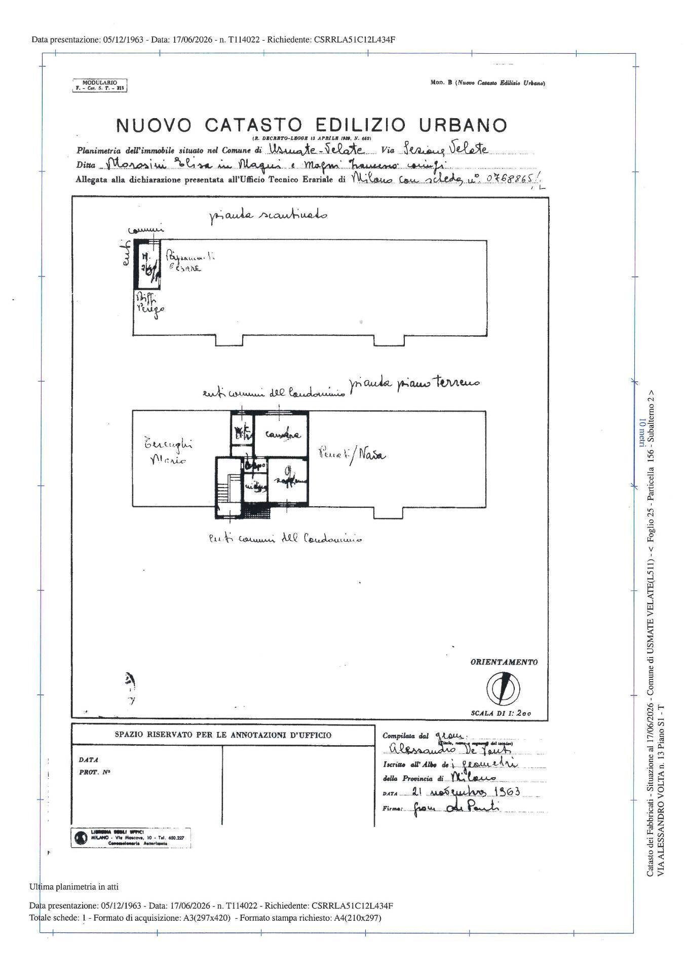 Foto 24 - Two-room apartment via alessandro volta
 
13, Usmate Velate - floor plans 1