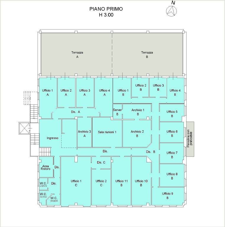 Foto 1 - Commercial Premises Via D'Annunzio, Porto San Giorgio - floor plans 1