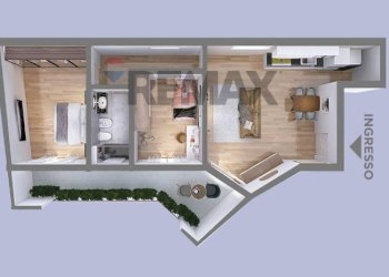 Pianta 3D - Three-room apartment Vico III Loseto
 
14, Bitritto - photo 18