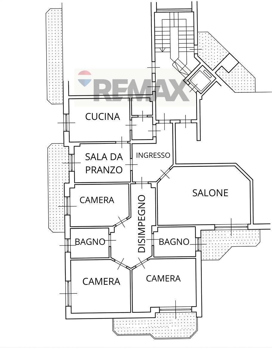 Pianta 2D - Appartamento VIA MOLINA
 
snc, Varese - planimetria 1