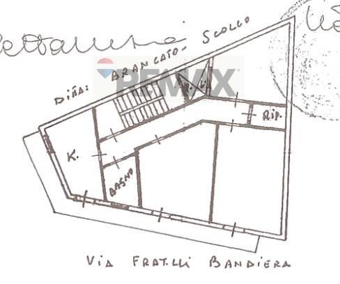 Pianta 2D - Appartamento Via Fratelli Bandiera
 
24, Palagonia - planimetria 1