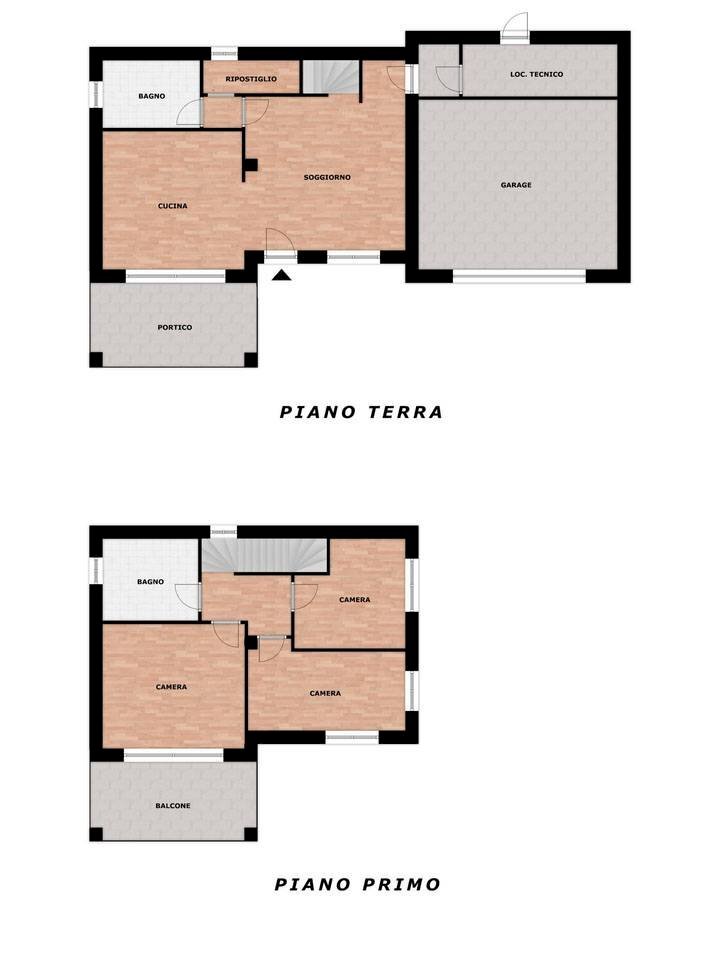 piantina - Villa Via Cavalieri Di Vittorio Veneto, Angera - planimetria 1