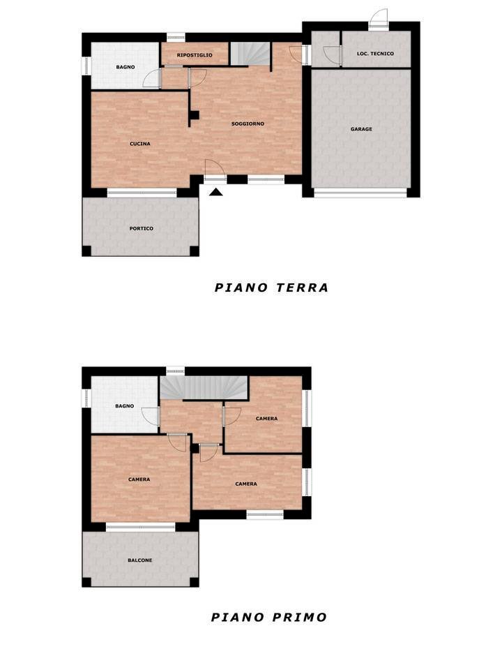 piantina - Casa semi indipendente Via Cavalieri di Vittorio Veneto, Angera - planimetria 1