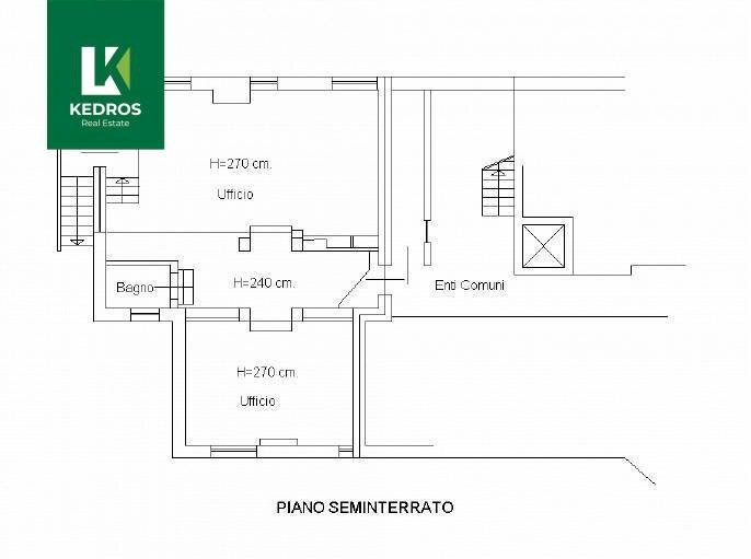 Foto 28 - Ufficio Via B. Luini
 
21, Varese - planimetria 1