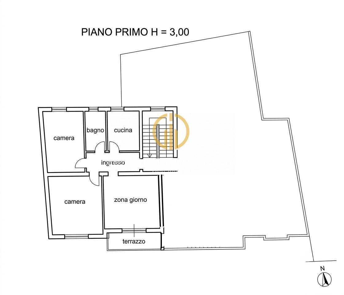 Foto 11 - Four-room apartment Via delle Absidi, Treviso - floor plans 1
